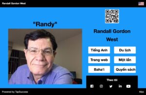 Ran West Website, the personal page for Randall Gordon West