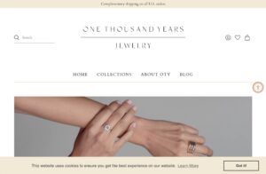 OTY Jewelry website