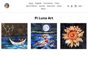 Pi Luna Art website