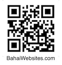The qr code for Bahai Websites dot com